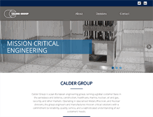 Tablet Screenshot of caldergroup.eu